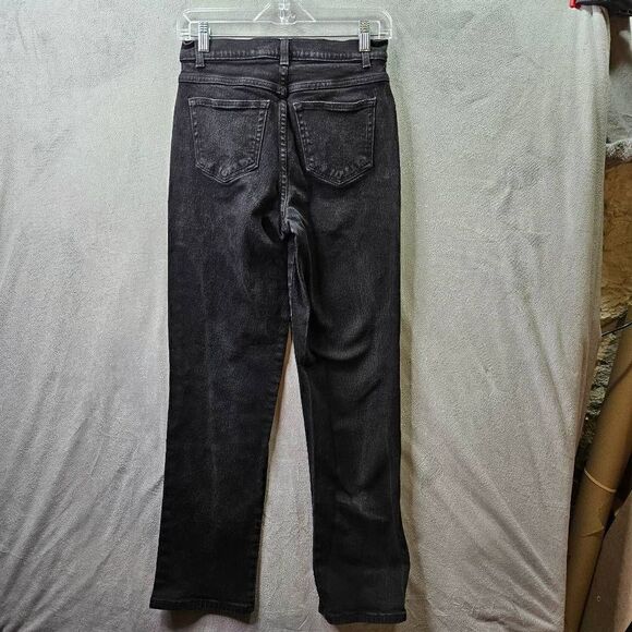 Style & Co Jeans Womens Size 6 Black Easy Care Straight Leg Fit Denim - Picture 7 of 10